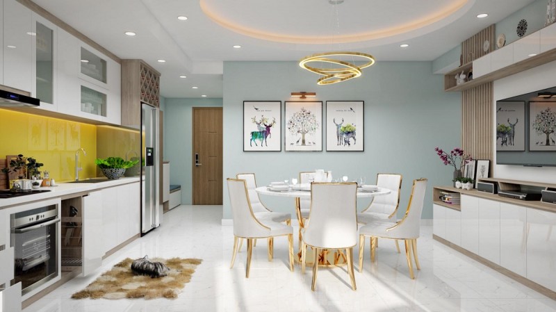 Căn Hộ Cosmo City Mặt Tiền Đường Nguyễn Thị Thập Quận 7 Giá 2.8ty 2PN.