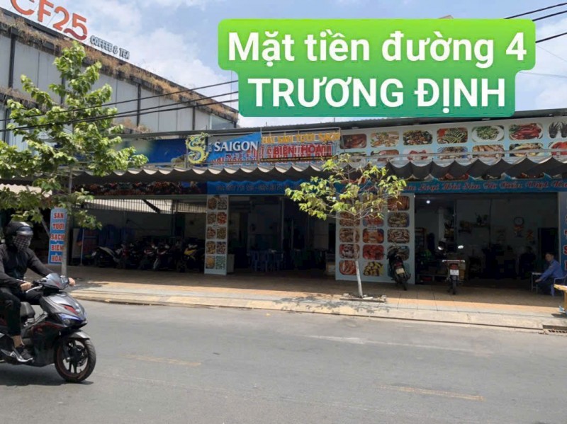 Bán lô đất Mặt Tiền Trương Định, vị trí siêu đẹp, 5m x 20m giá đầu tư