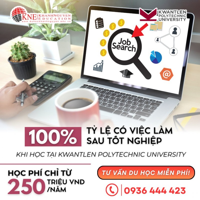 Du học Canada có việc làm ngay sau khi tốt nghiệp tại Kwantlen Polytechnic University
