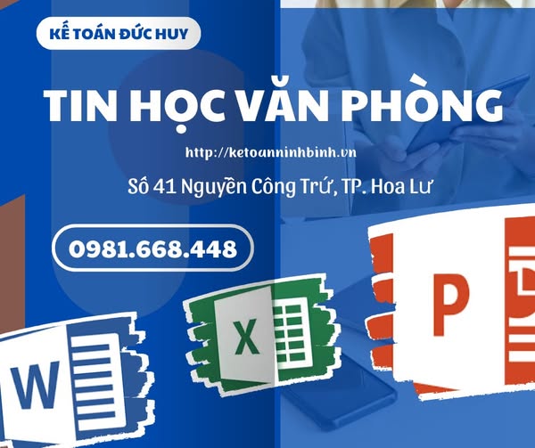 GIÚP BẠN ỨNG DỤNG TIN HỌC VĂN PHÒNG TRONG CÔNG VIỆC THỰC TẾ