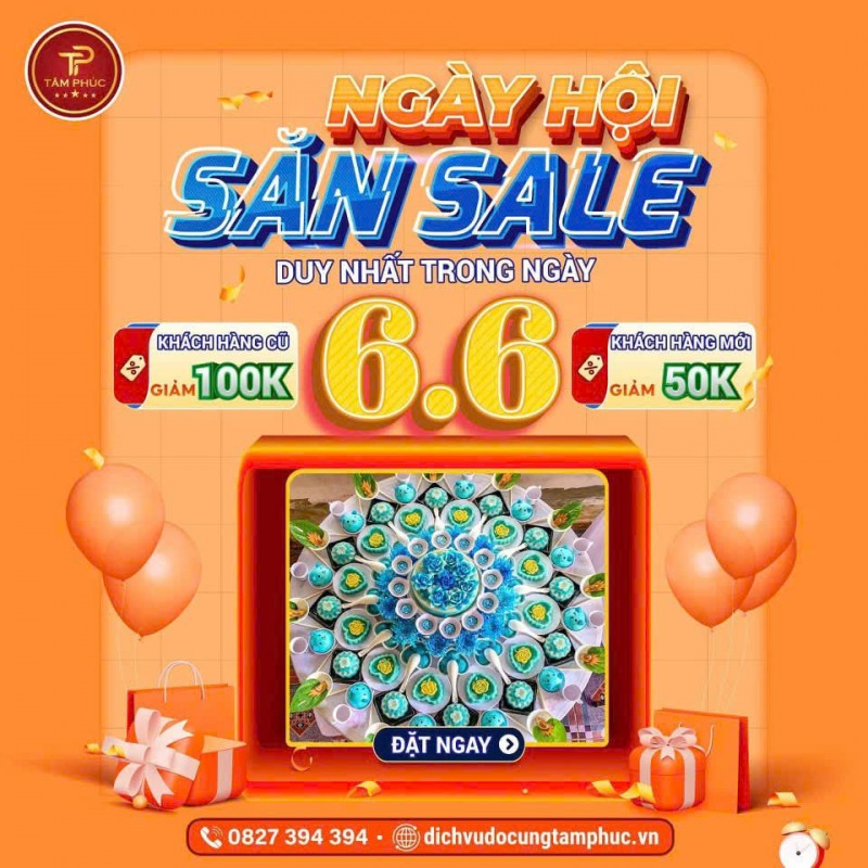Ngày Hội Săn Sale 6/6 Dịch Vụ Đồ Cúng Trọn Gói Tâm Phúc