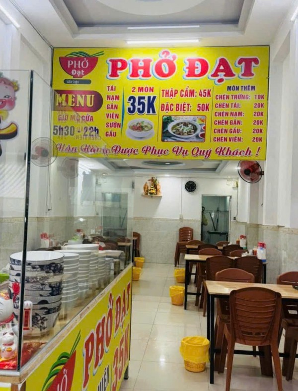 SANG NHƯỢNG QUÁN PHỞ - HOẶC SANG MẶT BẰNG TRỐNG - TÂN PHÚ, TPHCM - 72M2 - 89 TRIỆU