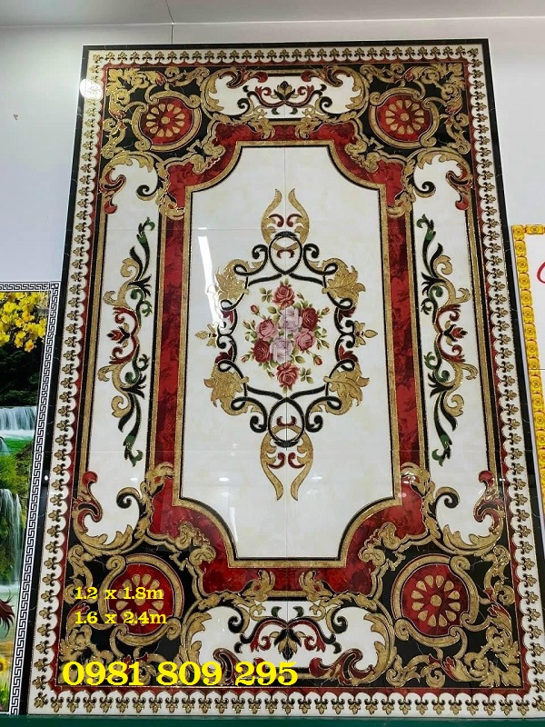 Gạch thảm lát phòng khách