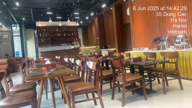 CHO THUÊ MẶT BẰNG NHÀ HÀNG – 18 NGUYỄN HY QUANG, ĐỐNG ĐA, HÀ NỘI