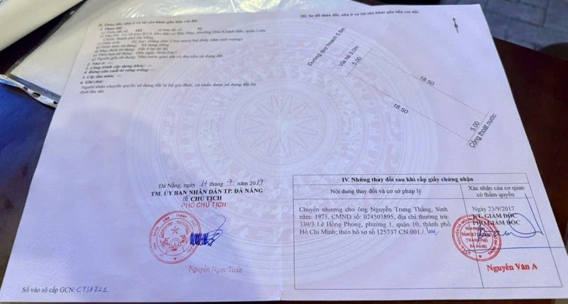 ĐẤT ĐẸP – CHÍNH CHỦ CẦN BÁN GẤP LÔ ĐẤT tại Bàu Mạc 20, Phường Hòa Khánh Bắc, Q. Liên Chiểu, Đà Nẵng