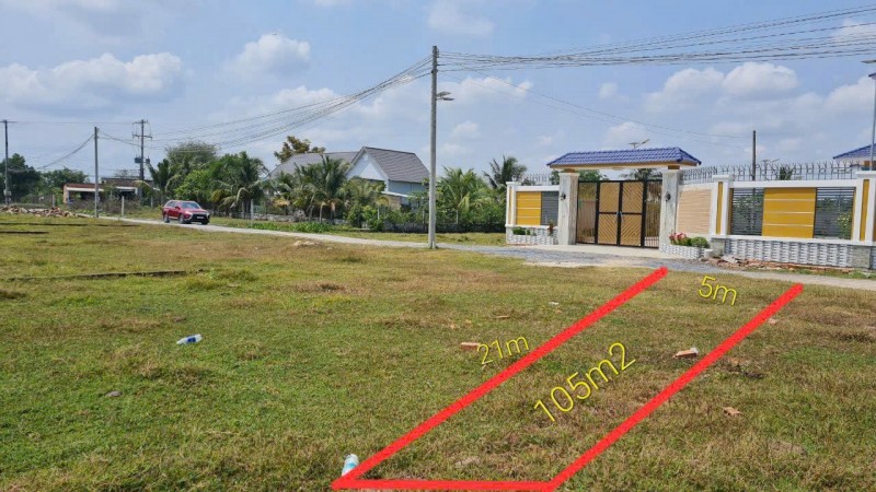 CHÍNH CHỦ CẦN BÁN LÔ ĐẤT CÓ VỊ TRÍ ĐẸP TẠI XÃ HÒA KHÁNH TÂY - H. ĐỨC HÒA - LONG AN.