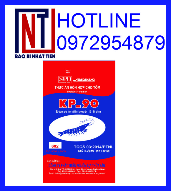 Sản xuất bao PP dệt đựng thức ăn thủy sản 