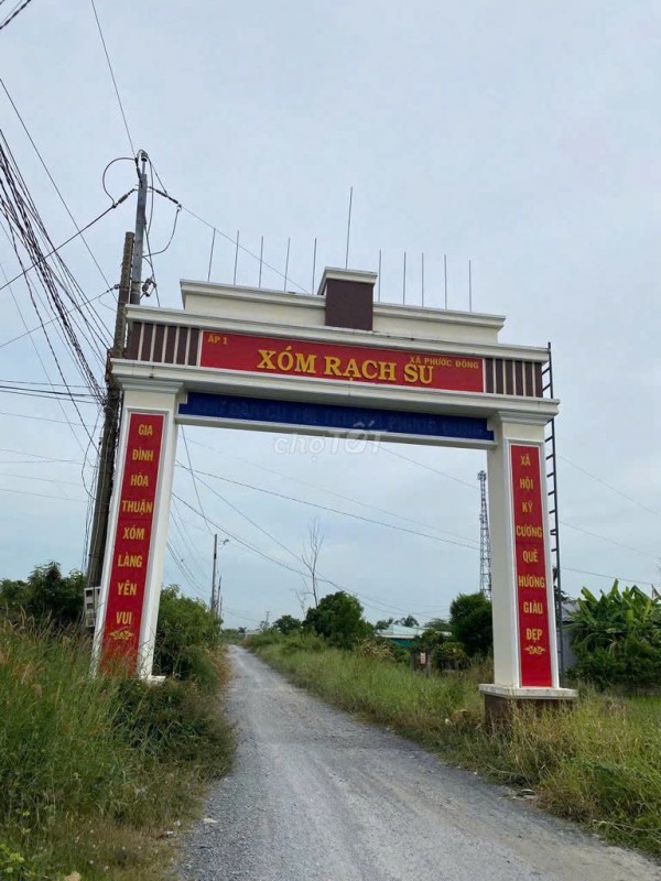 CHÍNH CHỦ CẦN BÁN LÔ ĐẤT CÓ VỊ TRÍ ĐẸP TẠI XÃ PHƯỚC ĐÔNG - H. CẦN ĐƯỚC - LONG AN.