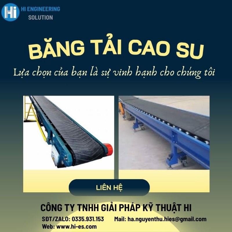 Cung cấp băng tải cho nhà máy sản xuất