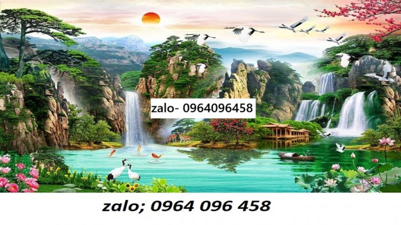 Tranh gạch 3d ốp tường phong cảnh - CVX22