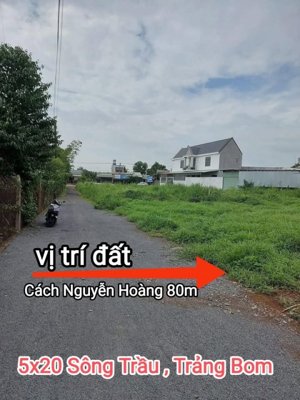 850 tr 100m2 đất có thổ cư, xã Trảng Bom, tỉnh Đồng Nai