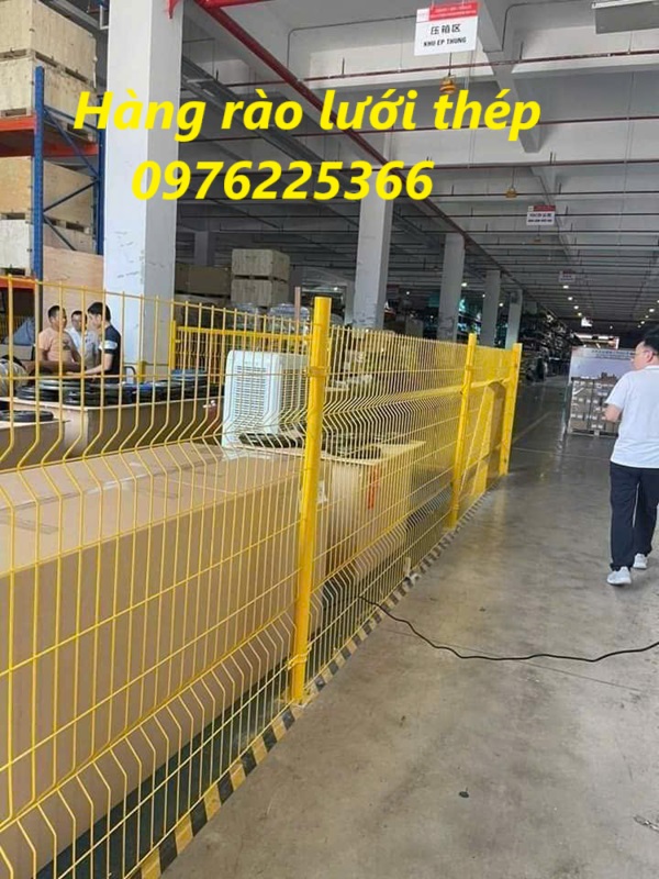 Vách lưới ngăn kho, Vách lưới thép ngăn nhà xưởng 
