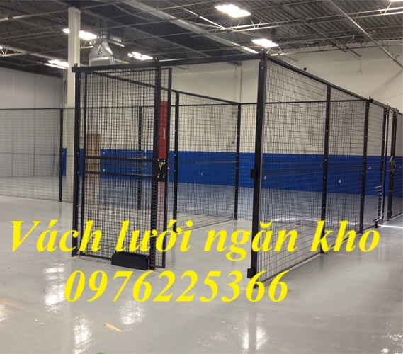 Vách lưới ngăn kho, Vách lưới thép ngăn nhà xưởng 