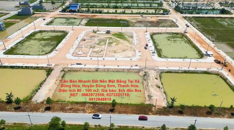 ĐẤT ĐẸP - GIÁ TỐT Cần Bán Nhanh Đất Nền Mặt Bằng Tại Xã Đông Hòa, Huyện Đông Sơn, Thanh Hóa.