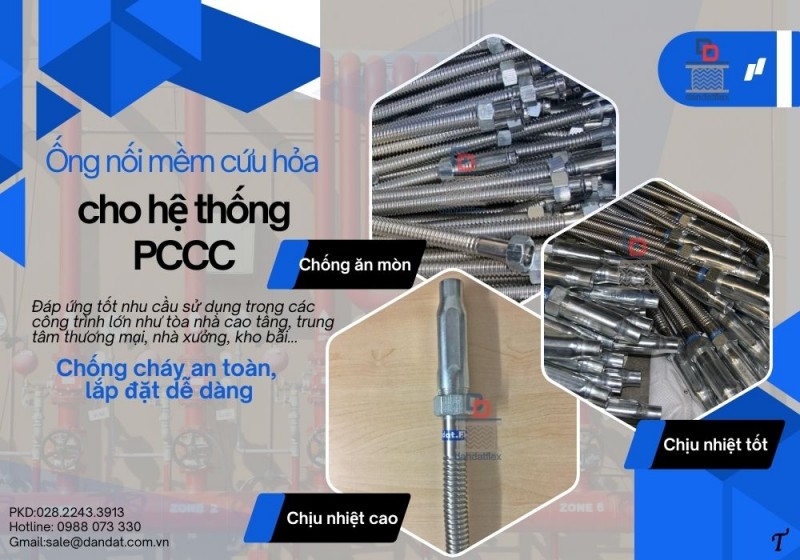 Ống mềm nối đầu phun sprinkler, ống mềm sprinkler PCCC, dây mềm nối đầu phun sprinkler