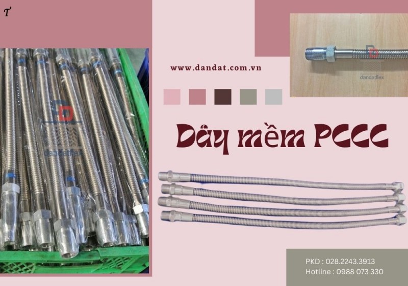 Ống mềm nối đầu phun sprinkler, ống mềm sprinkler PCCC, dây mềm nối đầu phun sprinkler