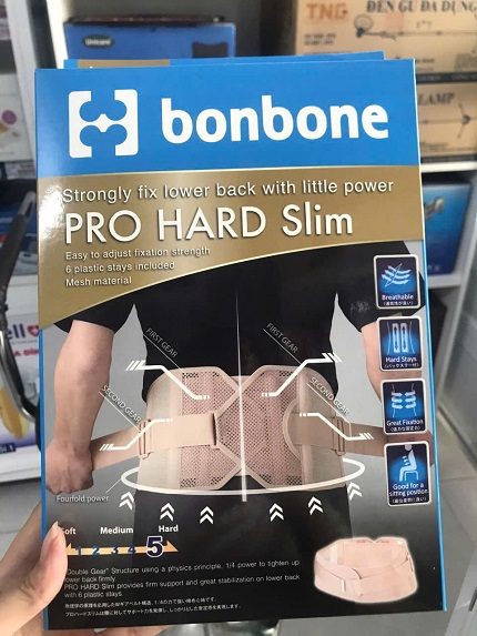 THIẾT BỊ Y TẾ 4H : Đai lưng Bonbone Pro HARD Slim