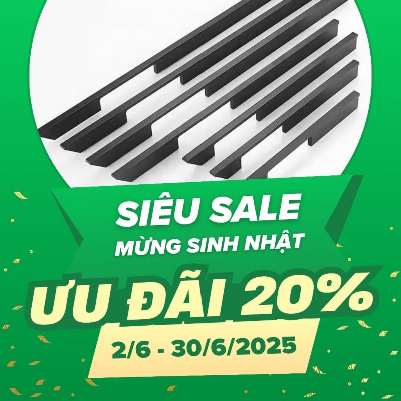 Tay nắm tủ NK156 – Ưu đãi 20% toàn bộ sản phẩm