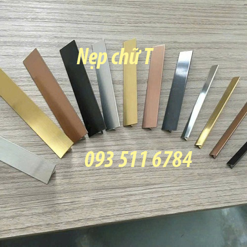 Nẹp V Inox nẹp V nhôm nẹp chỉ T nhôm trang trí Nẹp ngắt nước