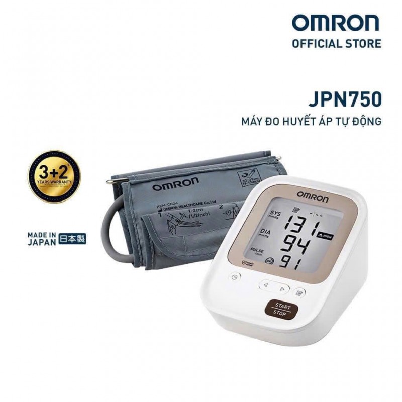 THIẾT BỊ Y TẾ 4H : Máy đo huyết áp Omron JPN750.