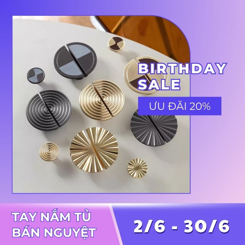 Tay nắm tủ NK286 - Ưu đãi 20% cho toàn bộ sản phẩm