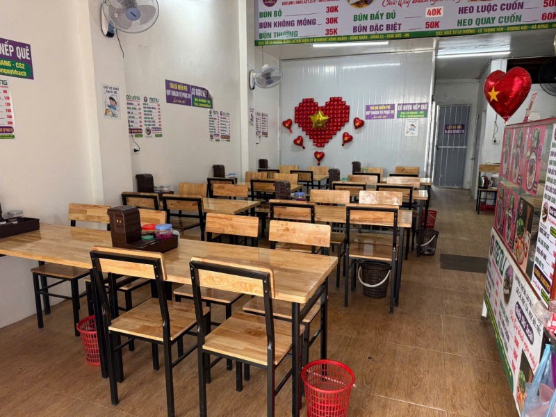 NHƯỢNG LẠI QUÁN BÚN BÒ HUẾ MẶT ĐƯỜNG LÊ TRỌNG TẤN, XÃ AN KHÁNH, HUYỆN HOÀI ĐỨC-   GẦN THIÊN ĐƯỜNG