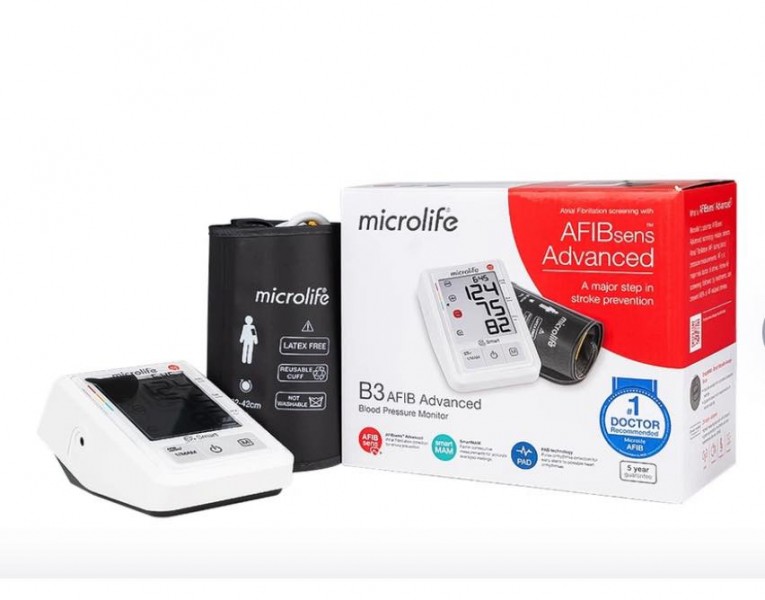THIẾT BỊ Y TẾ 4H : Máy đo huyết áp Microlife B3 AFIB. Cảnh báo