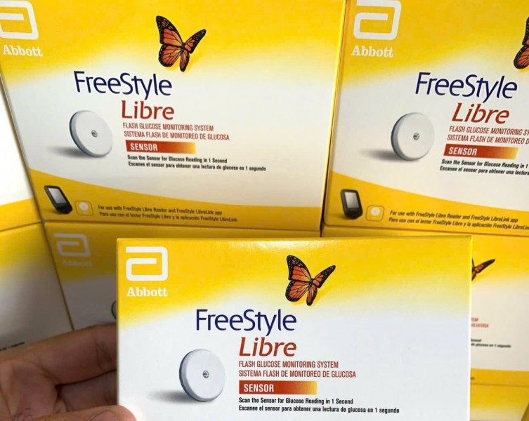 THIẾT BỊ Y TẾ 4H : Má đo đường huyết KHÔNG CẦN LẤY MÁU FREESTYLE LIBRE