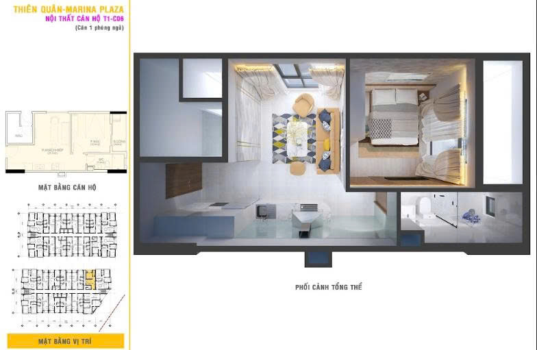 THIÊN QUÂN MARINA PLAZA – Chung cư tháp đôi 23 tầng hiếm hoi được phê duyệt cao tầng tại Ninh Kiều