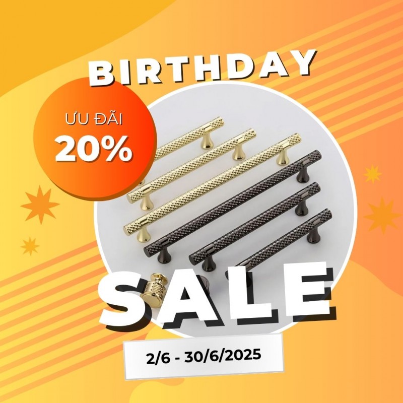 Tay nắm tủ NK207T - Ưu đãi 20% toàn bộ sản phẩm