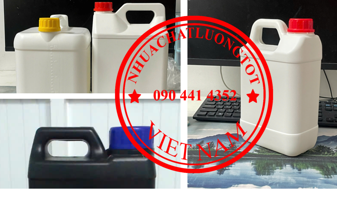 Can Nhựa Chuyên Dụng Bảo Vệ Hóa Chất 500ml, 1 lít, 2 lít, 5 lít 
