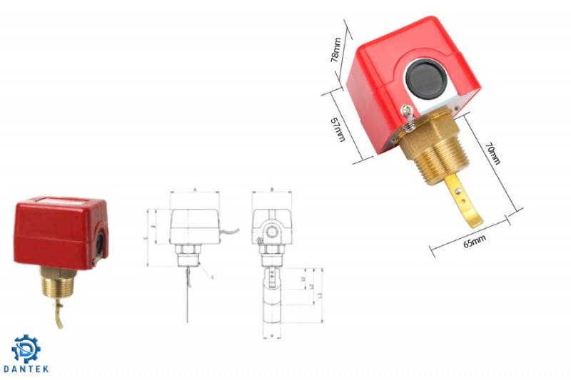 Giám Sát Lưu Lượng Ổn Định Với Công Tắc Dòng Chảy Phi 27 – Giải Pháp Đáng Tin Cậy Từ Dantek