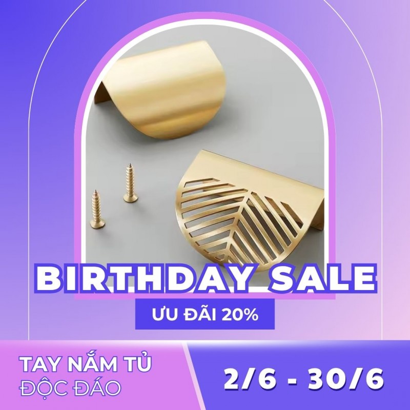 Tay nắm tủ độc đáo NK233 - Ưu đãi 20% tất cả sản phẩm