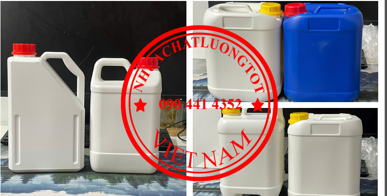 CAN NHỰA 2 LÍT ĐỰNG DUNG MÔI, CAN 2 LÍT ĐỰNG HÓA CHẤT NÔNG NGHIỆP