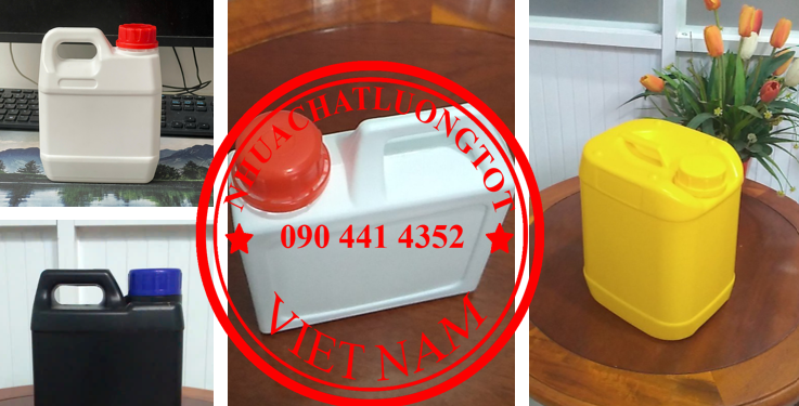CAN NHỰA 2 LÍT ĐỰNG DUNG MÔI, CAN 2 LÍT ĐỰNG HÓA CHẤT NÔNG NGHIỆP