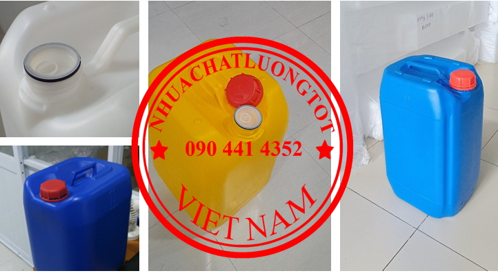 SỈ LẺ CAN NHỰA 10 LÍT DÀY, THÙNG NHỰA 20 LÍT ĐỰNG CHẤT TẨY RỬA,