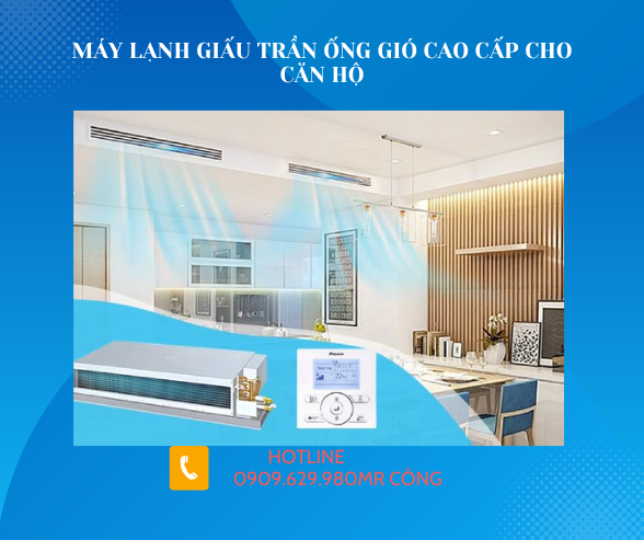 Máy lạnh giấu trần Daikin Inverter R32 (1.5 HP)