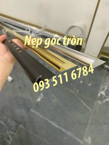 Nẹp góc bo tròn cạnh Nẹp nhôm nẹp inox nẹp chỉ T inox