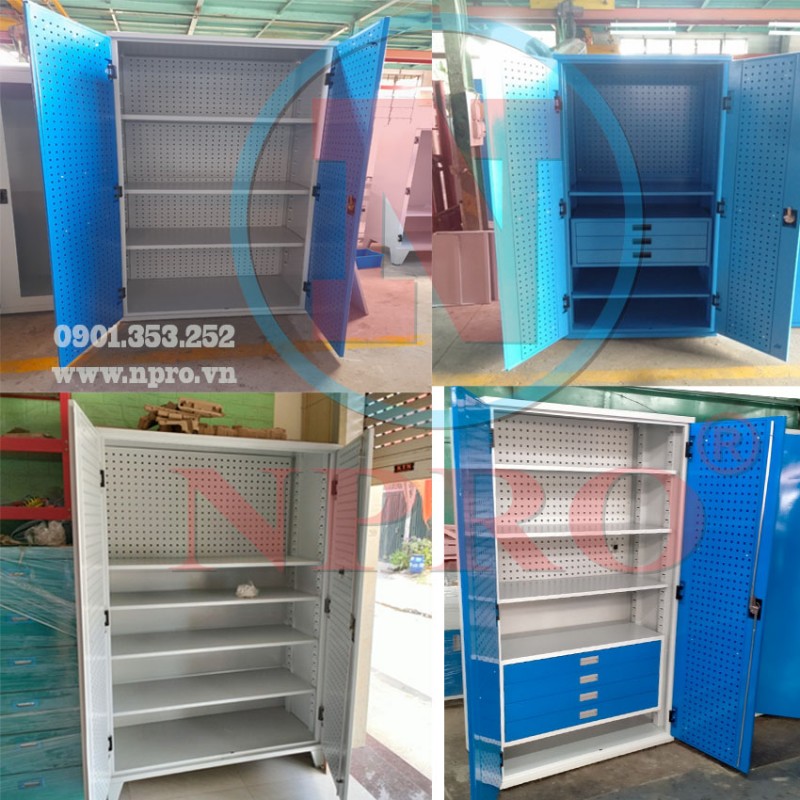 Tủ dụng cụ 2 cánh 5 ngăn KT: 1000Wx500Dx1800Hmm