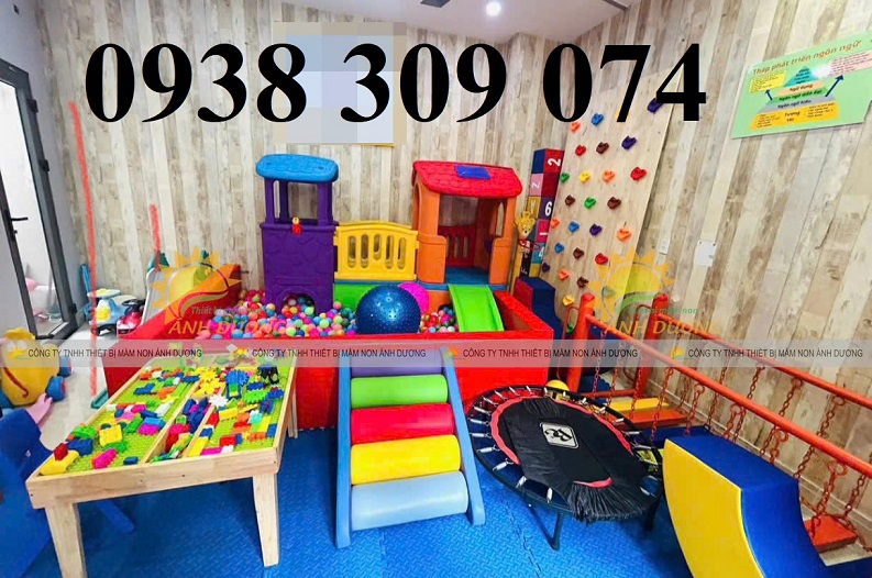 Bộ cầu trượt 2 mái nhà ,Bộ nhà leo cầu trượt 2 khối BCT