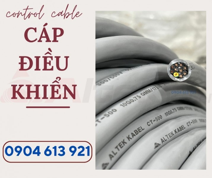 Cáp tín hiệu chống nhiễu RVVP 10x0.75 Altek Kabel 