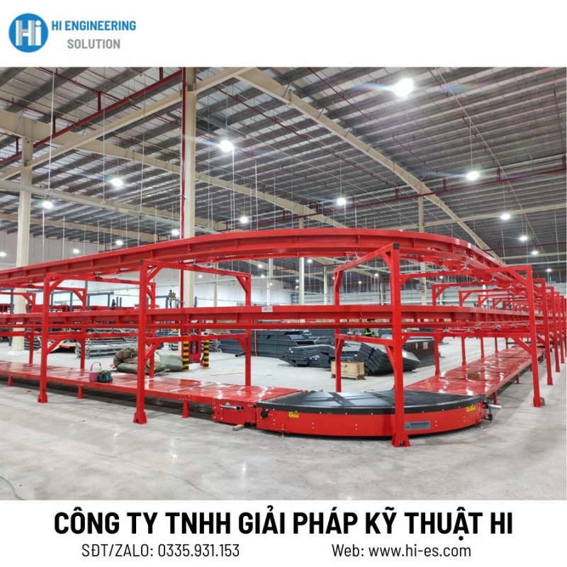 Tối ưu kho hàng – Tăng tốc phân loại với hệ thống băng chuyền tự động