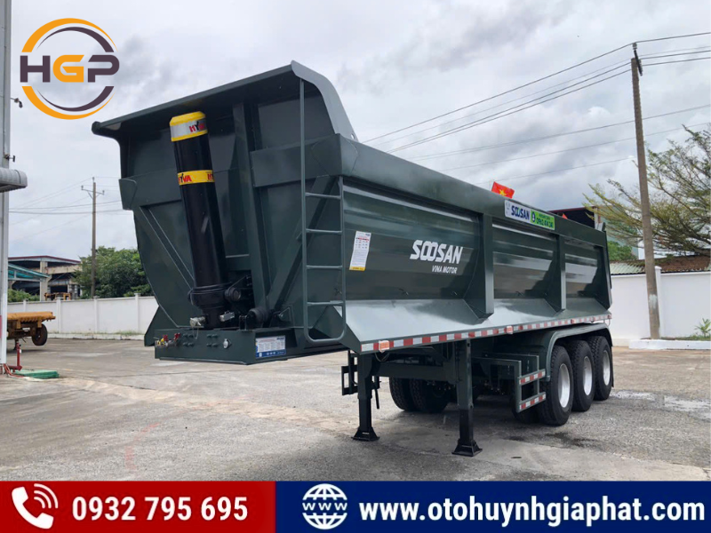 Hàng sẵn chính hãng - Mooc ben tự đổ Soosan 29 tấn 2025
