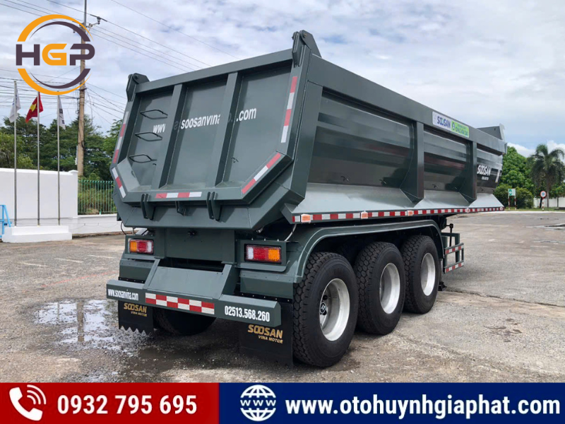 Hàng sẵn chính hãng - Mooc ben tự đổ Soosan 29 tấn 2025