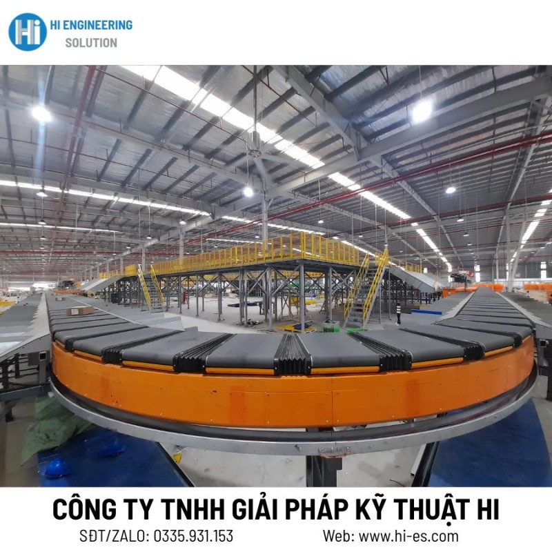 Băng chuyền phân loại hàng hóa – Giải pháp tự động hóa cho ngành logistics