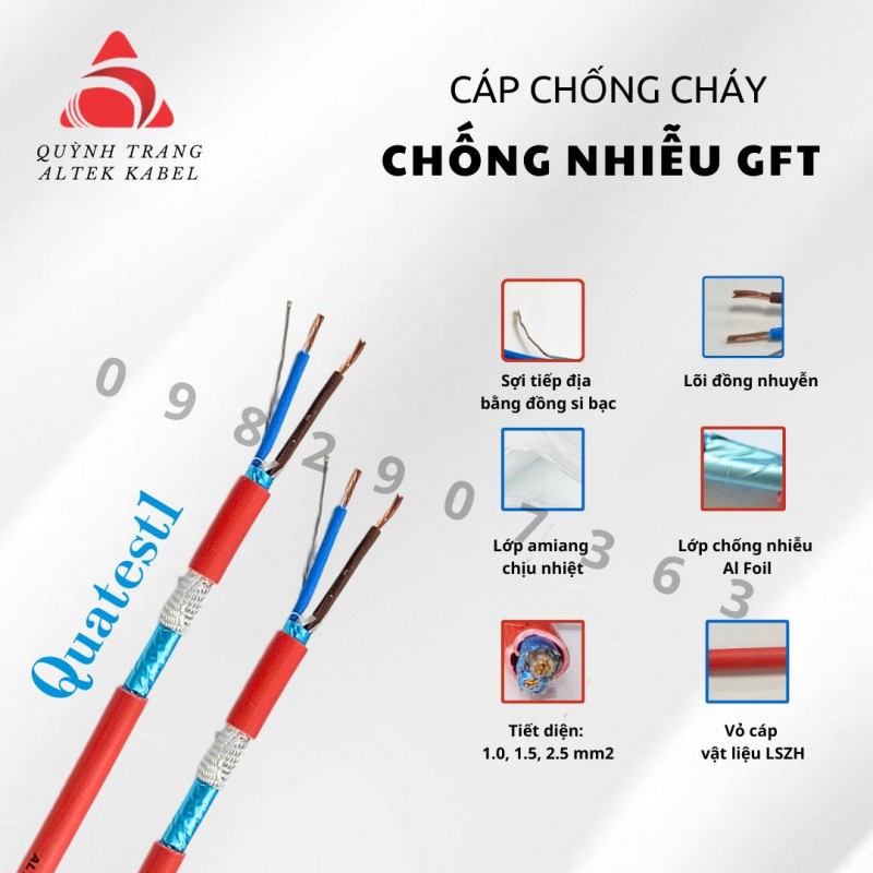 Lựa chọn số 1 cho hệ thống báo cháy – Cáp Altek Kabel