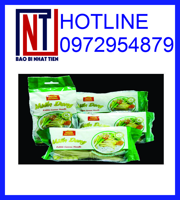 In bao bì bún khô, chuyên in túi đựng bún khô