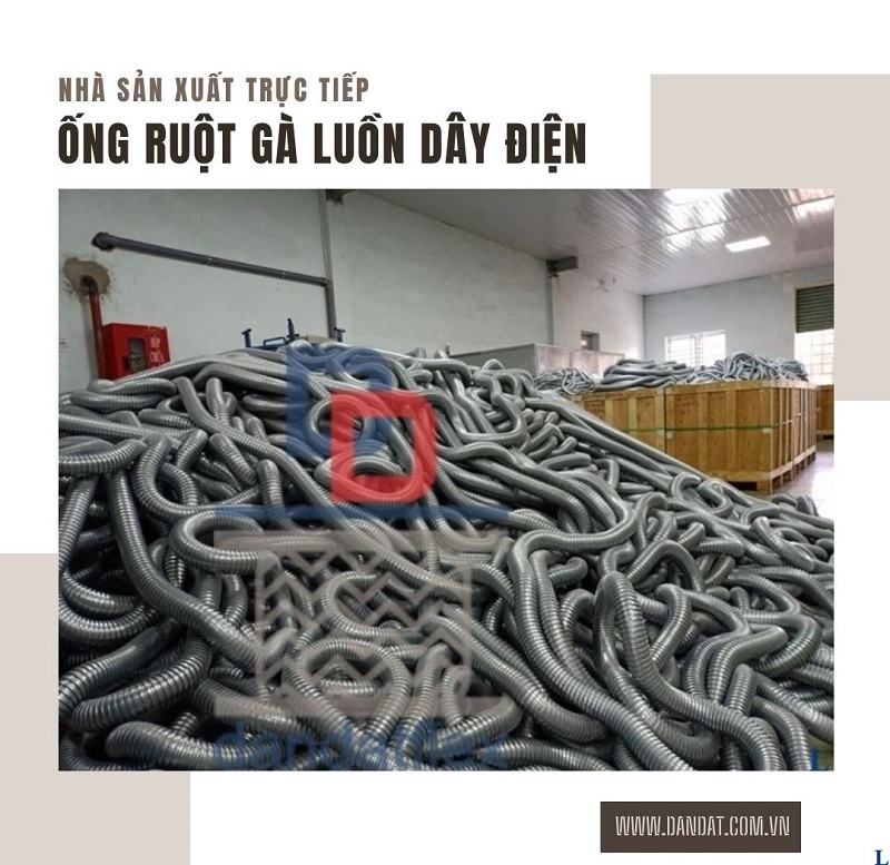 Cung cấp ống ruột gà lõi thép bọc nhựa pvc, ống thép luồn dây điện