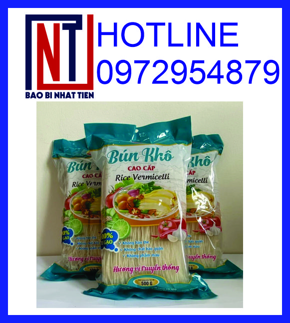 Bao bì bún khô, chuyên sản xuất bao bì bún khô