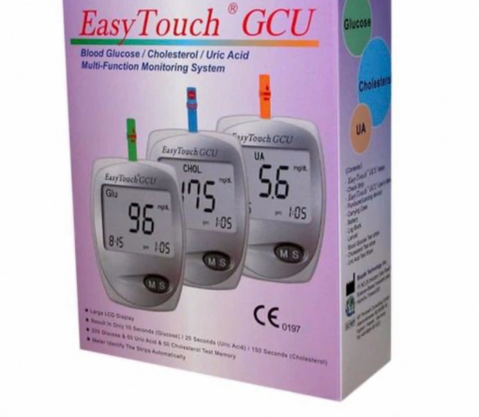 Thiết bị y tế 4H. Máy đo 3 in 1. Đường huyết-Mỡ máu_ Acid Uric( Gout)